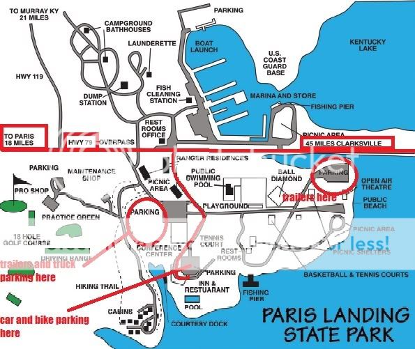 parking at paris landing