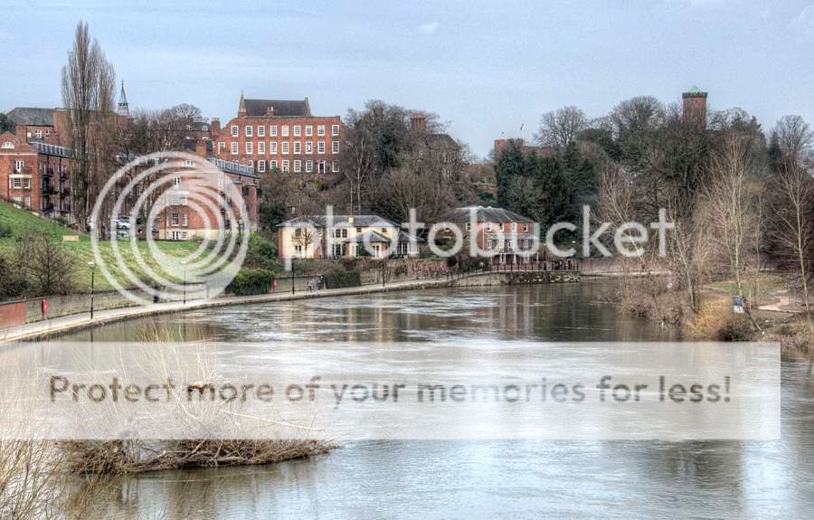 River at Shrewsbury, Shropshire Photo Maestro