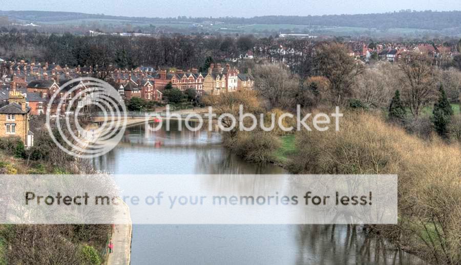 Another view of the river in Shrewsbury, Shropshire. Taken from the