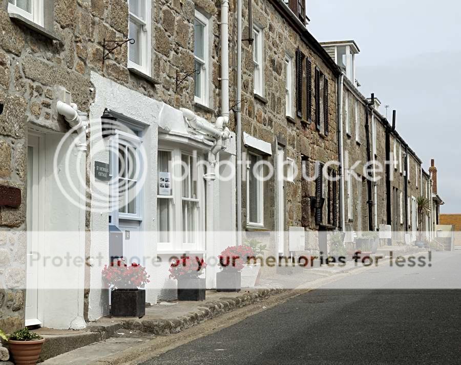 A street in the Downalong Conservation Area, St Ives, Cornwall Photo