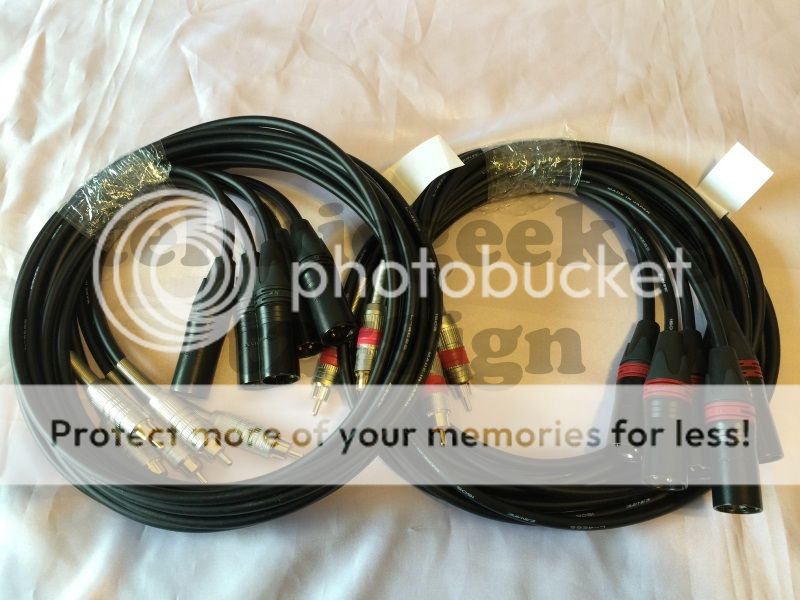 Cable L-2T2S 6.35mm 1//4/" female TRS to dual banana plug Speaker Audio 4/"~40/"